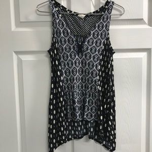 Anthropologie Akemi + Kin Galapa Small Split Tank Top